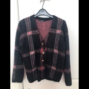 Wool jacket/cardigan with multicolor in size S